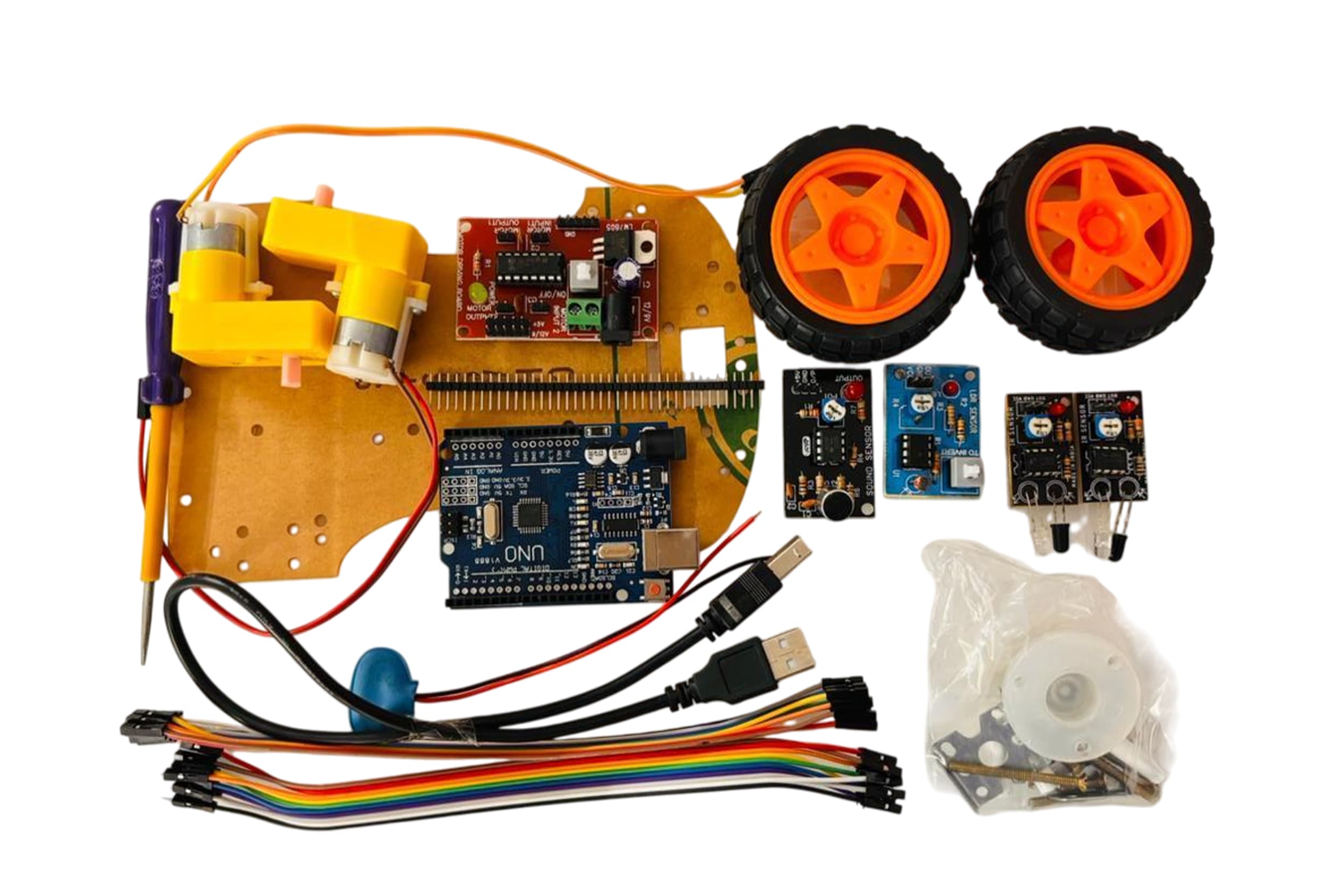 8-in-1 Programmable 2-Wheel Robot Kit — Robotics & STEM Educational Kit by BDS Education