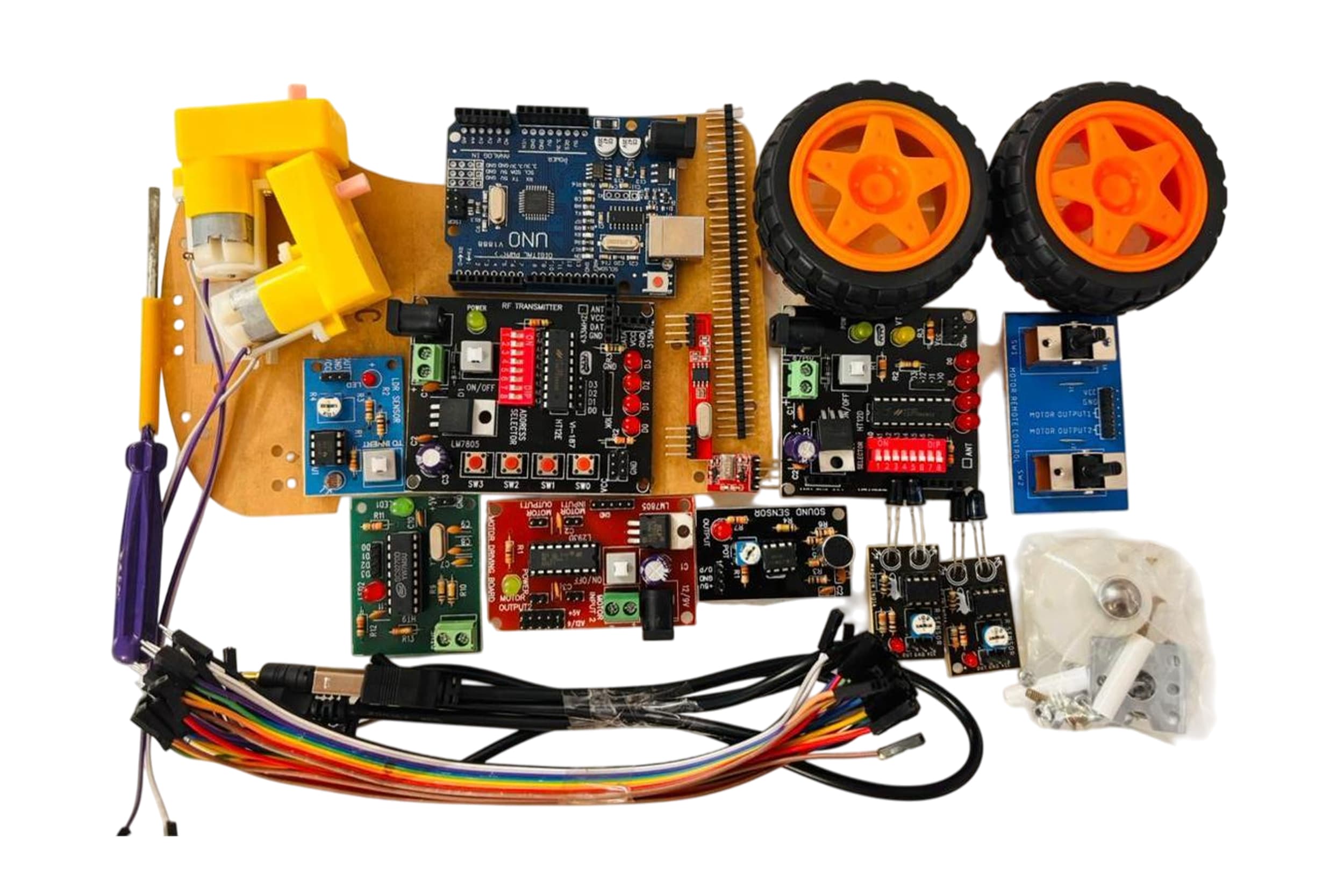 16-in-1 Programmable 2-Wheel Robot Kit — Robotics & STEM Educational Kit by BDS Education