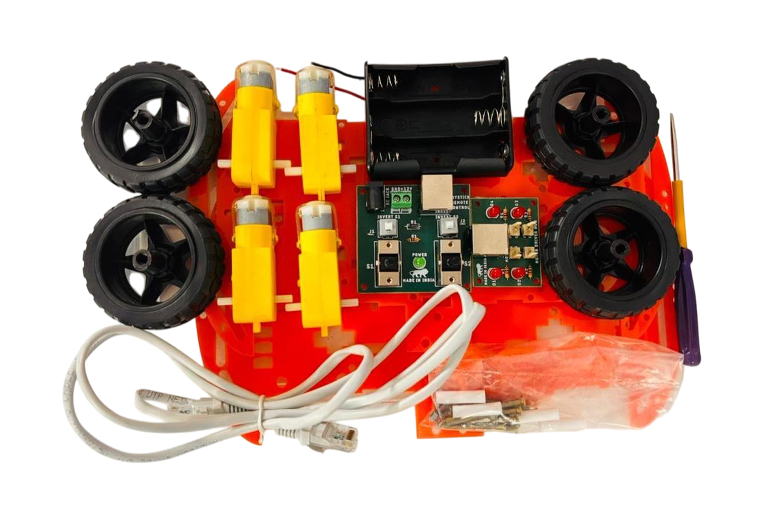 Joystick Car – 4 Wheel Non-Programmable  — Robotics & STEM Educational Kit by BDS Education