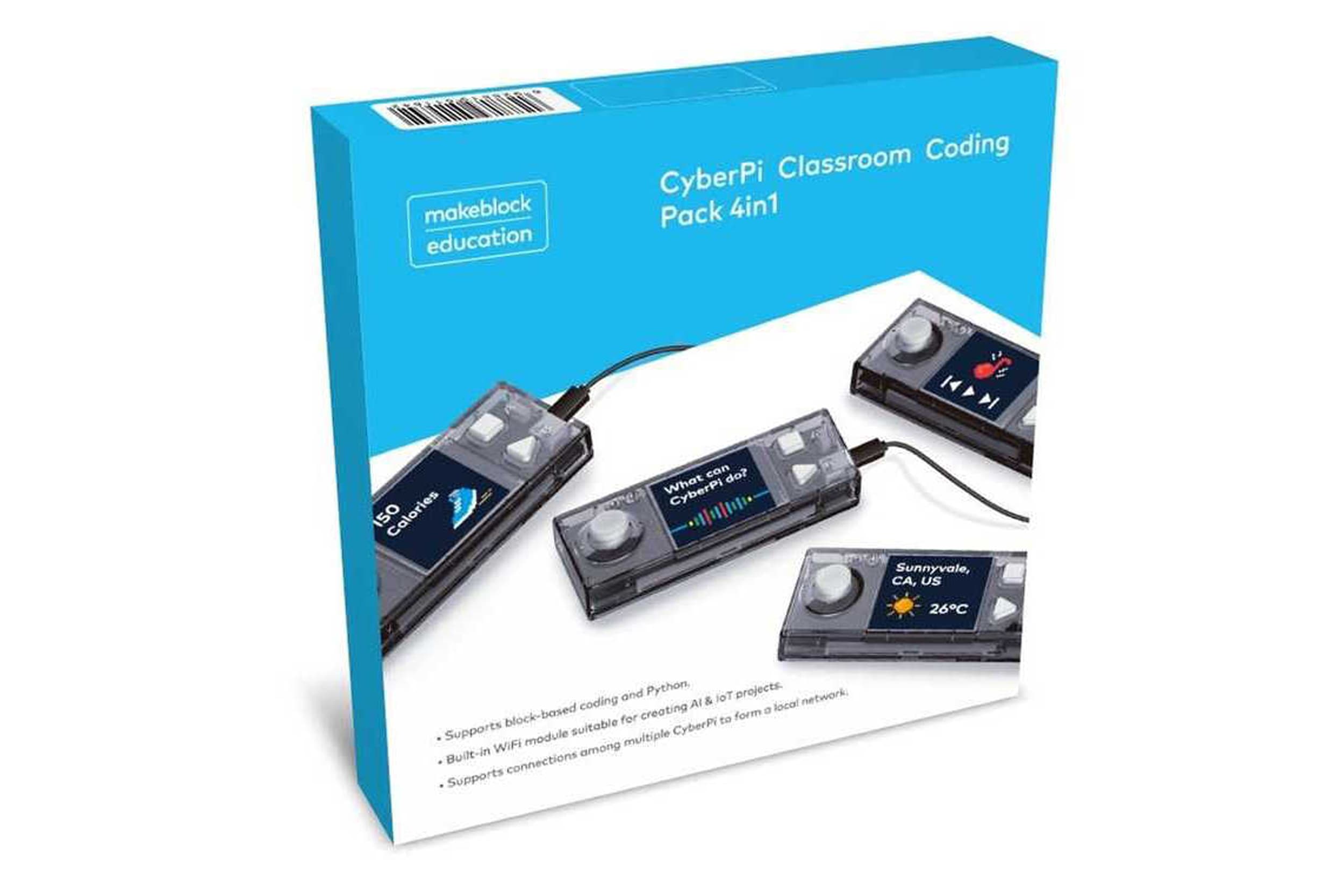 CYBER PI CLASSROOM CODING PACK 4-IN-1 (MAKEBLOCK) — Robotics & STEM Educational Kit by BDS Education